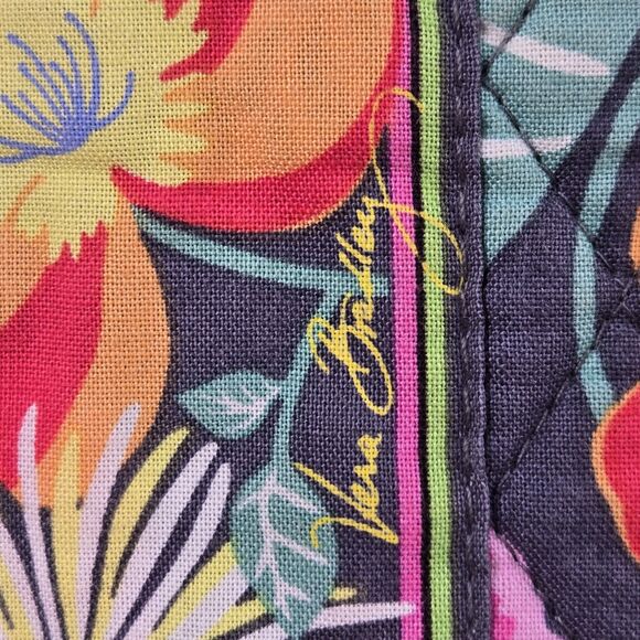 Vera Bradley On The Go Crossbody Jazzy Blooms 2013 Shoulder Bag Hipster Cotton - Picture 6 of 9